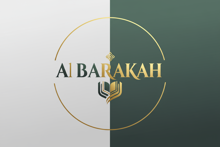 "Al BARAKAH" create logo of store with this name and please keep exact spelling, i dont need any mistake